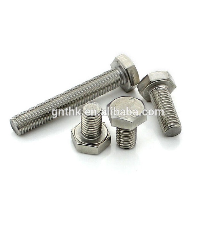 Hexagon head screws threaded up to the end DIN933 bolt and nut