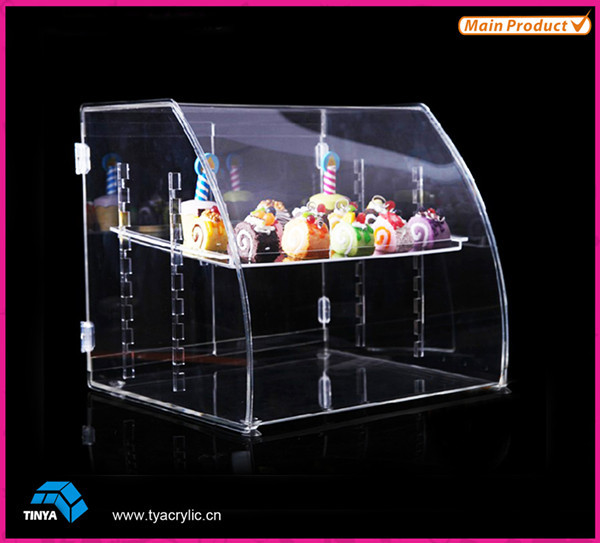 Retailers General Merchandise High Quality Products Plastic 3-tray Acrylic Bakery Display Cabinet China Manufacturer Wholesale
