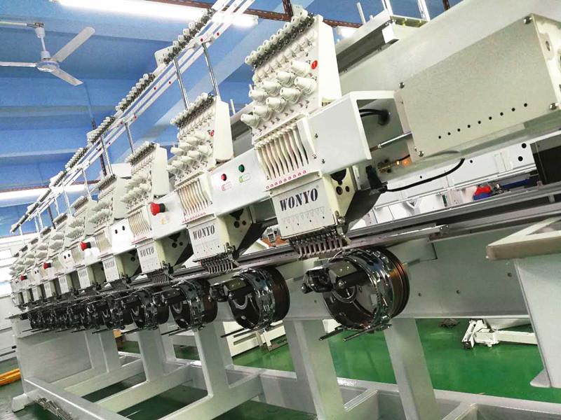 multi head embroidery machine 