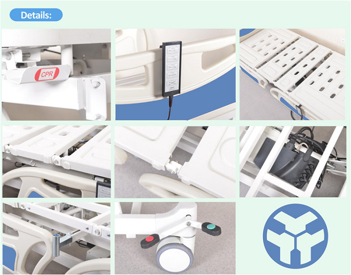 5 multi-function electric linak adjustable hospital bed with central locking (4).png