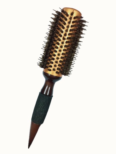 Boar And Nylon Bristle Round Brush