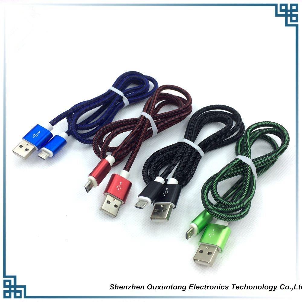 Nnylon Braided Micro USB Cable for iPhone 4.jpg