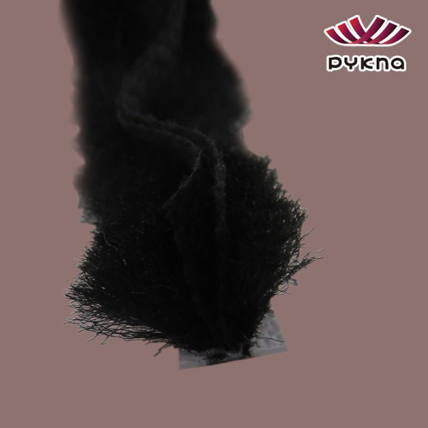 Non-woven fabric finned window weather brush