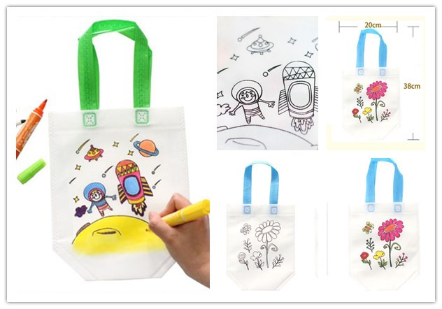 non-woven bags diy crafts drawing bags.jpg