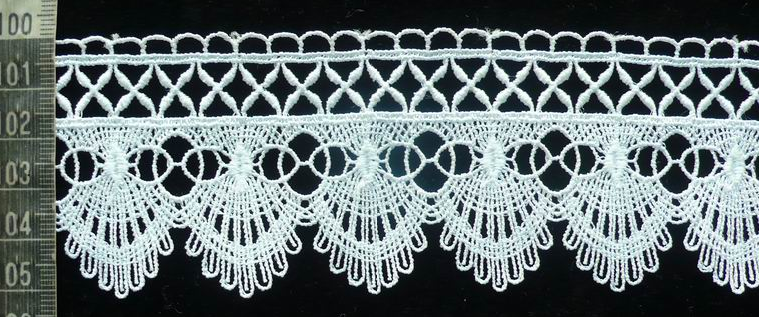 fine thin polyester lace 