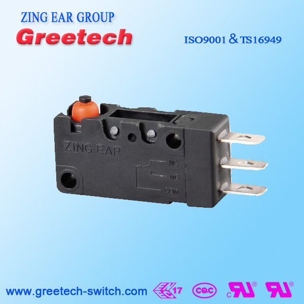 Greetech G5W 187 Tab Terminal Waterproof Pin Plunger SPDT Sealed Micro Switch