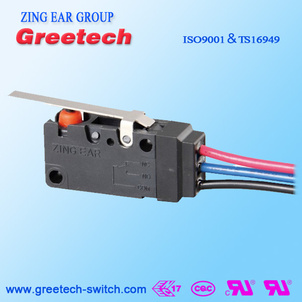 Greetech G5W ENEC Approved Waterproof Long Hinge Straight Lever Micro Switch
