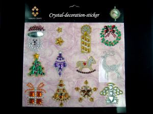 Xmas Decoration Crystal Sticker