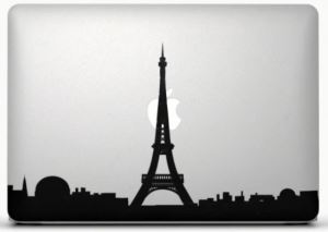Eiffel Tower Macbook Decals Sticker
