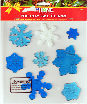 Christmas Snowflake Gel Sticker