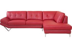 8786 Steel Leg Sectional Sofa