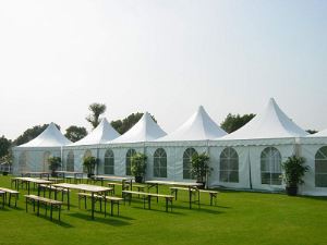 Portable Wedding Party Fabric Pagoda Tent