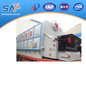 SZL Double Drums Horizontal Chain Grate Biomass-fired Hot Water Boiler