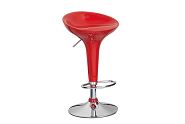 GY-901 bar stool - ABS low back seat,chromed gaslift and base, height adjustable.