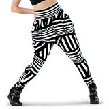 Dance Stripe Print Harem Pants