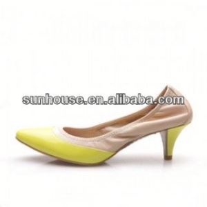 Leather Sole Lady Low Heel Dress Shoes