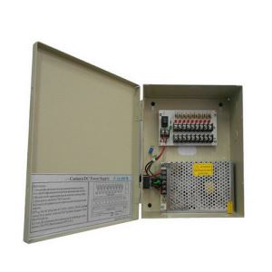 12VDC 5Amp 9 Channel CCTV Power Supply Box (12VDC5A9P)