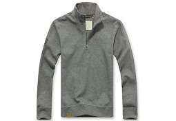 CVC60/40 Mens Half Zipper Sweatshirt
