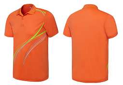 100% Polyester Quick Dry Short Sleeve Sports Polo Shirt
