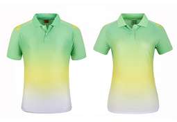 100% Polyester 140gsm Fast Dry Golf Shirt