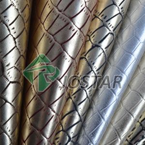 Emboss PU Flock Synthetic Leather
