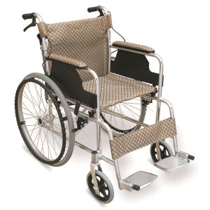 31 lbs. Lightweight Wheelchair With Drop Back Handles With Brakes