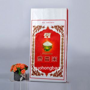 2015 Buiness Ideals 50 BOPP Woven Packaging Bag For Organic Rice Products
