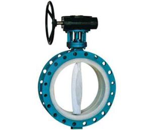 Fluorine Lined Flanged Butterfly Valve