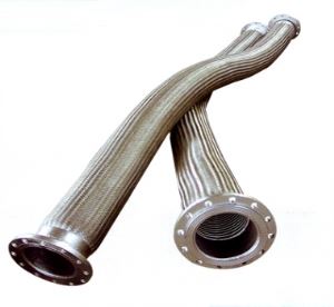 304 Stainless Steel Flange Connection Metal Vlexible Hose