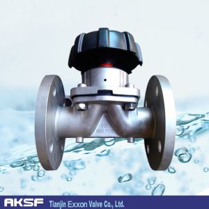 Flanged Diaphragm Valve In Stainless Steel