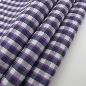Nylon Cotton Spandex Fabric in Roll Check Design