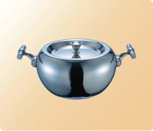 Stainless Steel Double Bottom Apple Pot