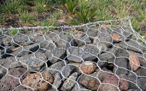 River With Gabion Mesh