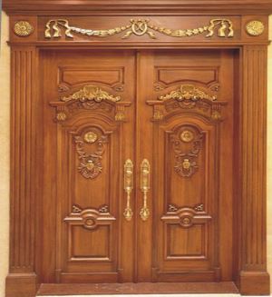 Hollow-double-sided Carved Wood Doors