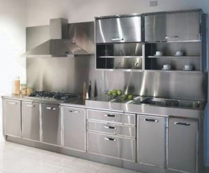 Second-Stainless Steel Kitchen Cabinets