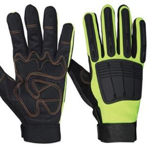 Anti-slip Knuckle Protection Mechanic Gloves