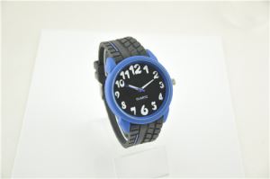 Sport Plastic Watch With Oil Painted Metal Case
