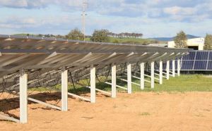 CS Galvanizing /Aluminum Single Pole Ground Solar Support