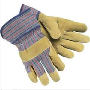 2014 Hot Sale PIG Leather Safety Dockers Trigger Gloves
