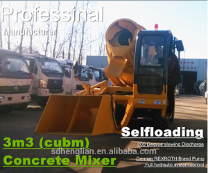 3.0m3 Mini Self Loading Concrete Mixer Truck