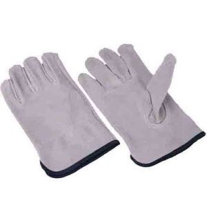 Premium Grain Cowhide Leather In Heavy Work Gardening Work Safety Cuff Protection Glove