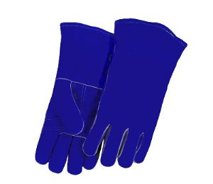 Cow Split Leather BBQ Gloves With EN388 EN407