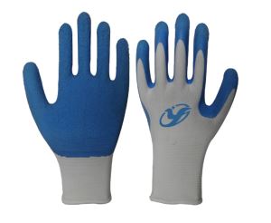 13g Printing Polyester Latex Coated Gloves
