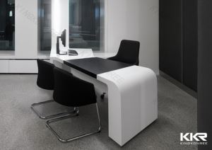 White Stone Solid Surface OFFICE DESK TOPS
