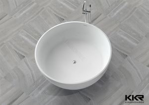 Luxury Solid Surface Bathtub Hot Tub Round
