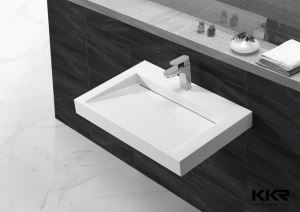 Modern Bathroom Solid Surface Wall Hung Wash Basin