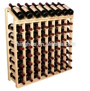 64 Bottle Efficient Storage Wood Moudular Wine Rack MH-WR-15046