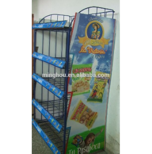 Practical Metal Candy Display Shelf For Supermarket MH-DR-15001