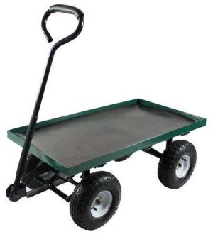 Four Wheel Mesh Garden Tool Cart