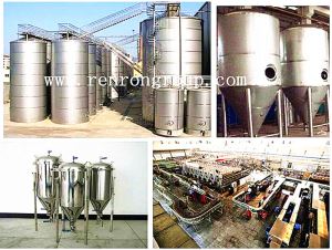 Fixed Vertical Aseptic Storage Alcohol Tank Stainless Steel
